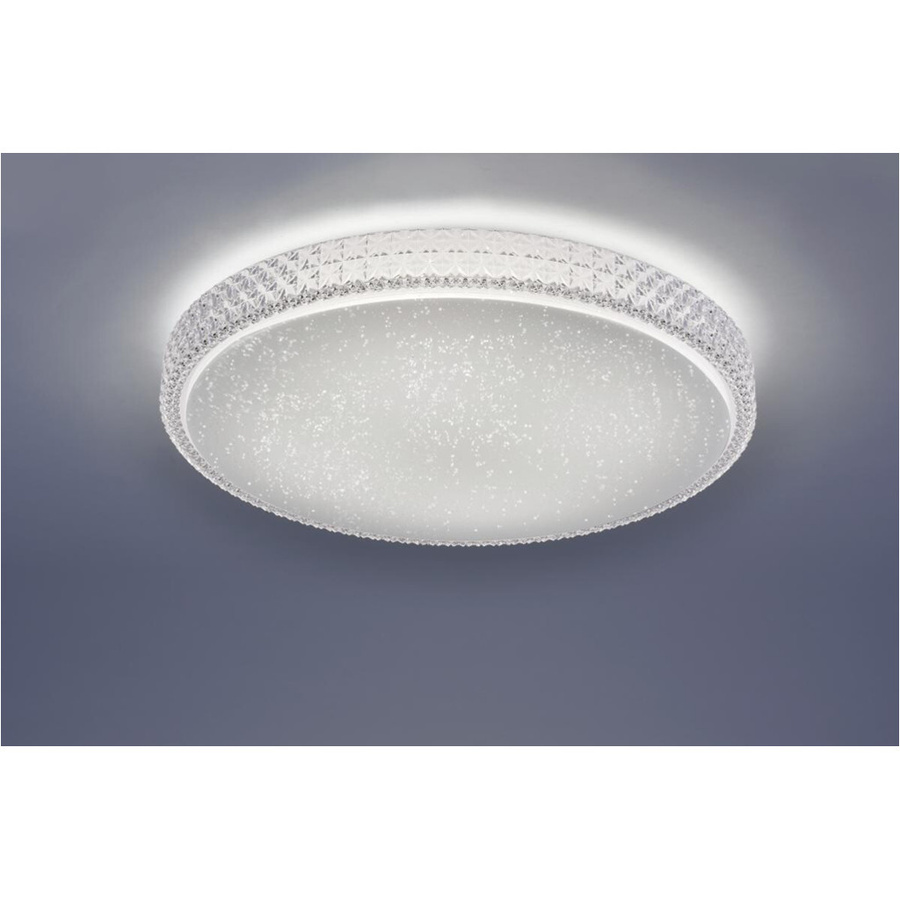 Just Light Deckenleuchte Frida LED aus Acryl und Metall in Klar, Höhe: 11 cm, Durchmesser: 60 cm - Bild 2