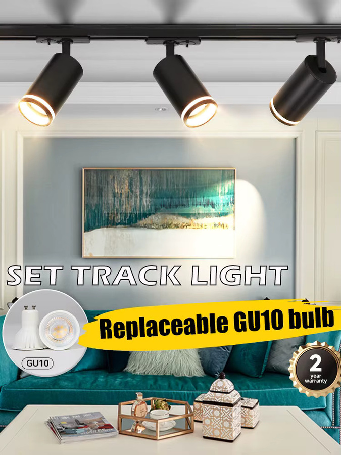LANGYUE GU10 LED Schienenbeleuchtung mit Reflektor in Weiß für Shop, Küche und Zuhause, 110V - Bild 2
