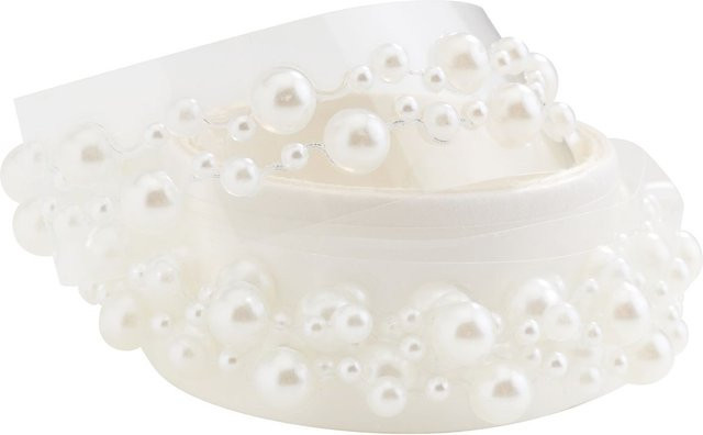 Rico Design Paper Poetry Perlentape in Offwhite - Bild 1