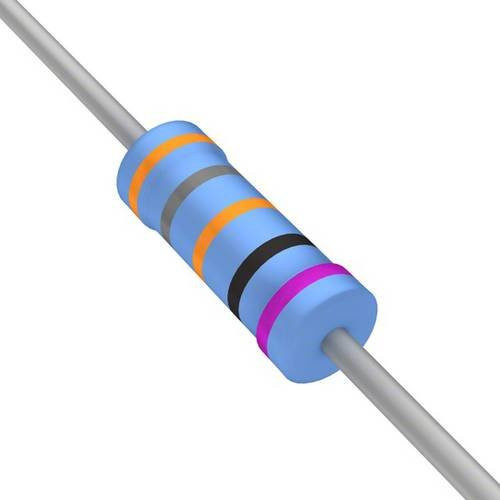 TE Connectivity 1676914-9 Präzisions-Widerstand 383 Ohm 0,1 Prozent Blau - Bild 1