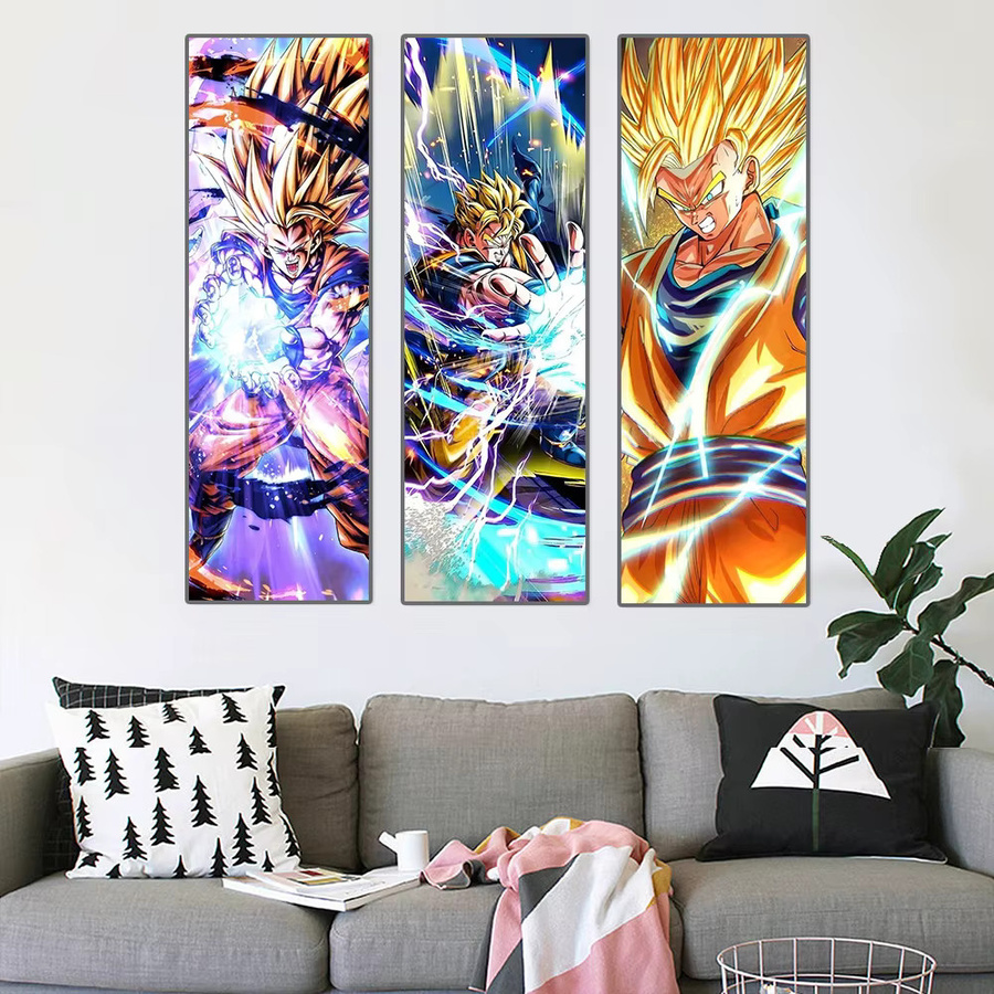 Diamond Painting Set Super Saiyan Anime Mosaik Kreuzstich von Bandai in Multicolour für Erwachsene - Bild 2