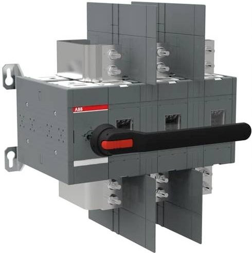 ABB OT1600U03P Lasttrennschalter 1600A Schwarz und Grau - Bild 1