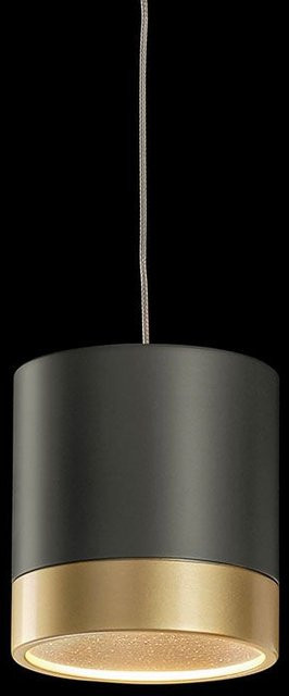 Holtkötter Aura R3 LED-Pendelleuchte in Messing eloxiert mit dim2warm Technologie und höhenverstellbarem Zylinder - Bild 1
