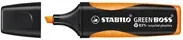 STABILO Textmarker GREEN BOSS mit Keilspitze in Grün, Schwarz und Orange - Bild 1