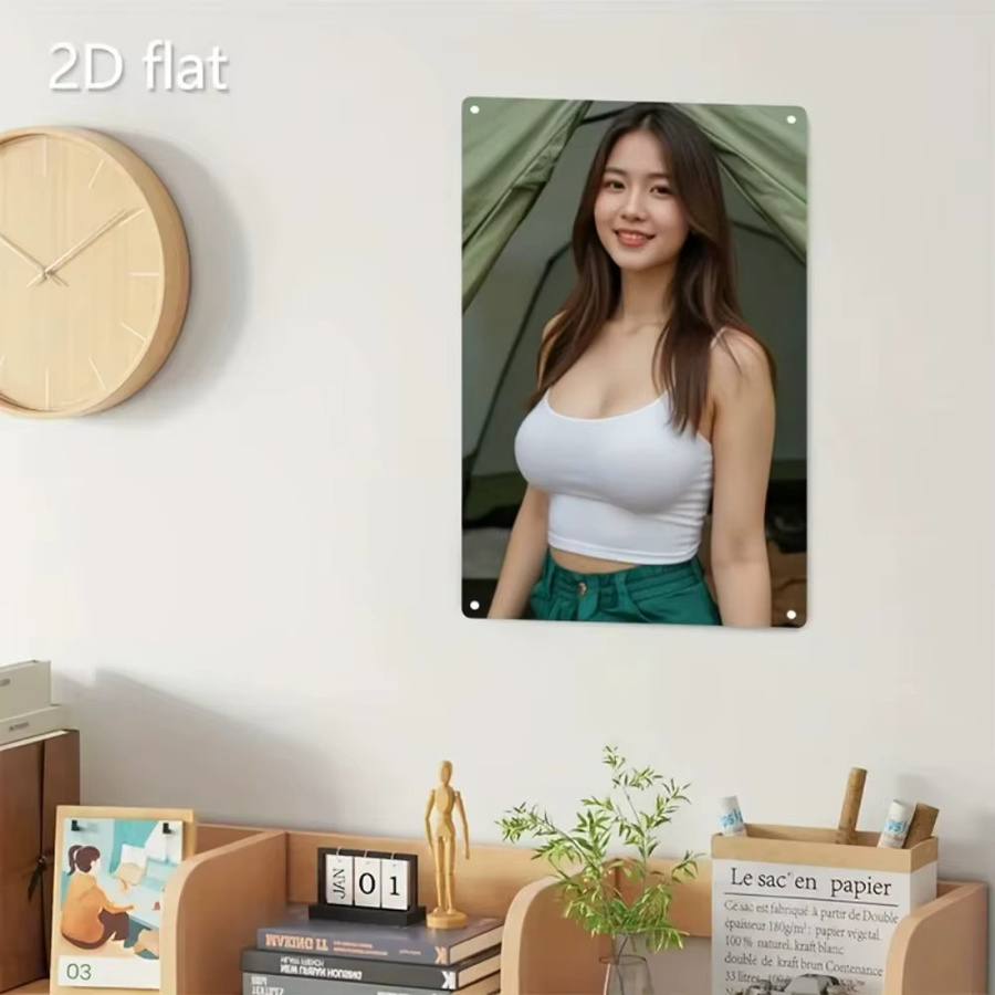 ArtWall Metall-Wanddekoration von CIFBUY – minimalistische und elegante selbstklebende Metallkunst im modernen Design - Bild 2