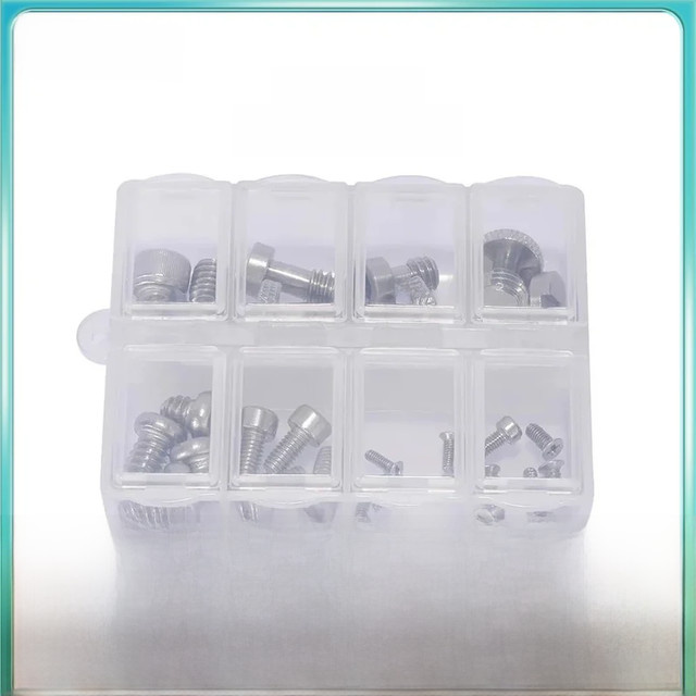 SmallRig Montage-Schraubenset AAK2326 mit 26 Teilen für Kameracages und Griffe inklusive 1/4", 3/8", M2, M2.5, M3 und M4 in Silber - Bild 1