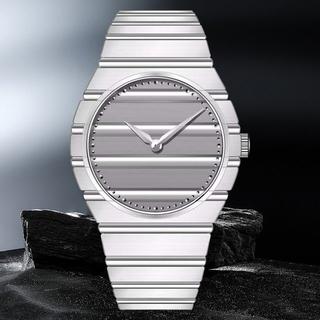 Specht & Söhne Armbanduhr, Quarz, Edelstahl, 37 mm, grau, Unisex - Bild 1