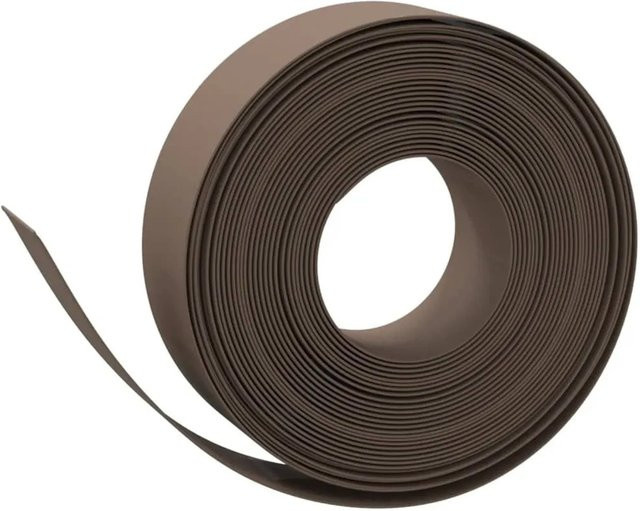 vidaXL Rasenkante aus Polyethylen in Braun, Länge: 10 m, Höhe: 15 cm - Bild 1