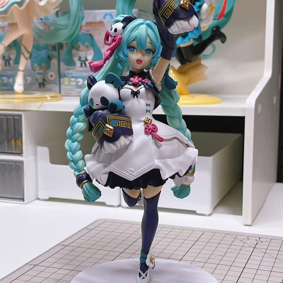 Yiran toy 1 Hatsune Miku Action Figur Panda Design 18cm PVC - Bild 4