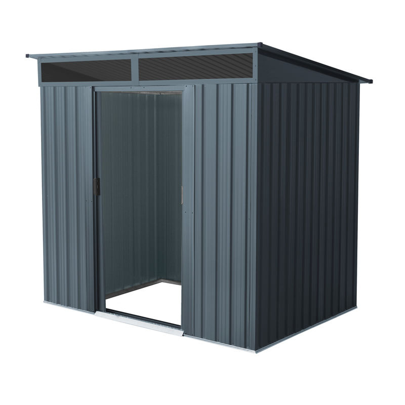 Pergart Gerätehaus Lüttich 65 in Anthrazit matt mit 2,94 m² Grundfläche - Bild 2