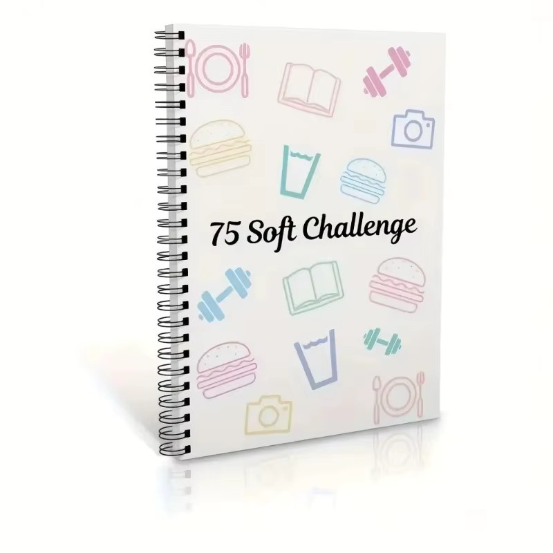 Challenge-Planer-Notizbuch mit 75 Blatt, Hardcover-Kalender für deine tägliche Arbeit, Farbe: Weiß - Bild 2