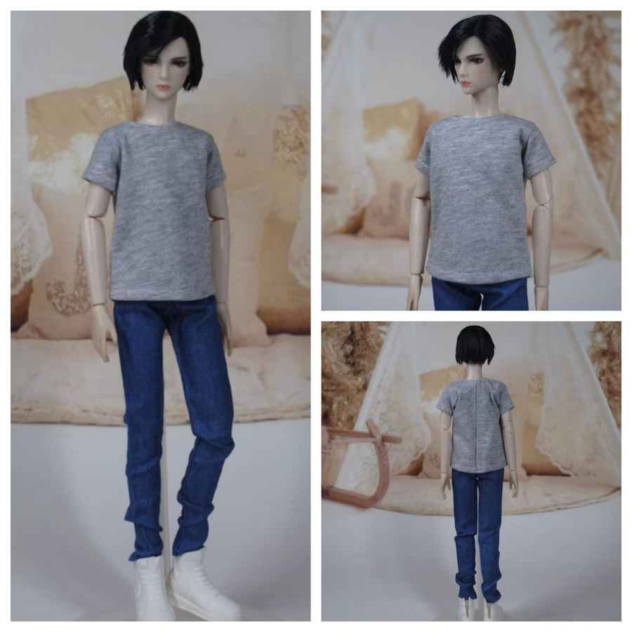 ROUND YUAN YUGE KEN Männliche Puppe, Modisches T-Shirt, Zubehör, 1/6 Maßstab - Bild 2