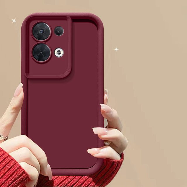 Luxus Handyhülle für OPPO Reno8 Pro 5G CPH2357 in Candy Matt mit Sturzschutz - Bild 1