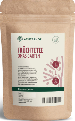 Achterhof Früchtetee koffeinfrei, 100 g - Bild 1