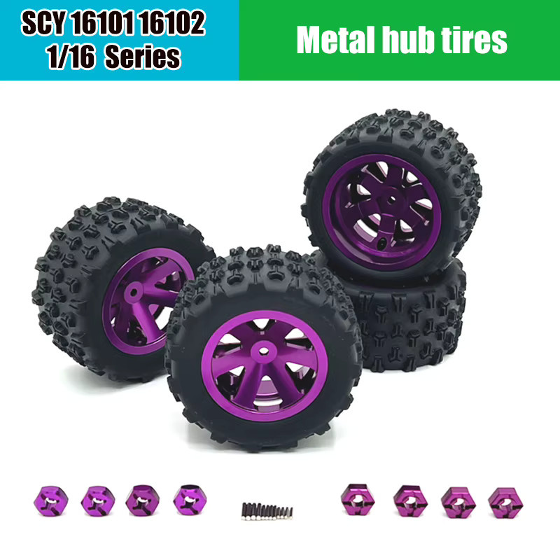 SCY Metall-Upgrade-Teile, Metallnaben-Reifen, Zubehör - Bild 2