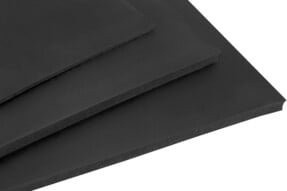 Semperit Gummi-Platte EPDM/SBR A9509 in Schwarz, B/T: 140,0 x 20.000 cm, Dicke: 2,0 mm - Bild 1