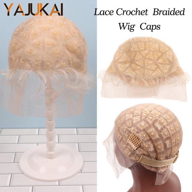 Yajukai Perückenkappen mit natürlichen Knoten und Babyhaar-Häkelzöpfen, Unisex - Bild 1