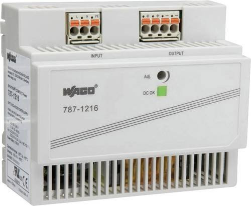 WAGO 787-1216 Hutschienen-Netzteil DIN-Rail 24V 4.2A 100.8W in Weiß - Bild 1