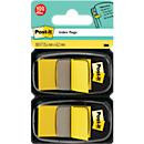 Post-it Index Haftstreifen Standard Gelb, 2 Spender mit je 50 Haftstreifen, Breite: 2,54 cm, Tiefe: 4,32 cm - Bild 2