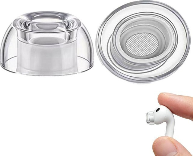 Silikon-Ersatz-Ohrstöpsel für Apple AirPods Pro 3, transparente In-Ear Schutzhüllen zur Geräuschunterdrückung - Bild 1