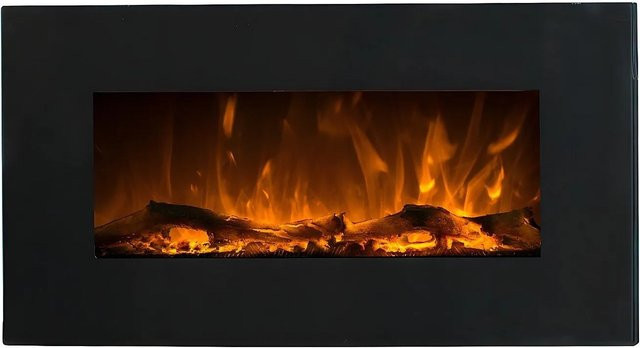 Vente-unique Elektrokamin Chandela Schwarz Höhe: 84 cm - Bild 1