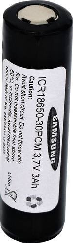 Samsung ICR18650-30B Spezial-Akku Li-Ion 3.7V 3000 mAh Schwarz - Bild 1