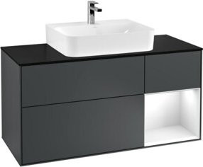 V&B Waschtischunterschrank Finion in Anthrazit lackiert, Breite: 120 cm, Tiefe: 50,1 cm, Höhe: 50,1 cm - Bild 1