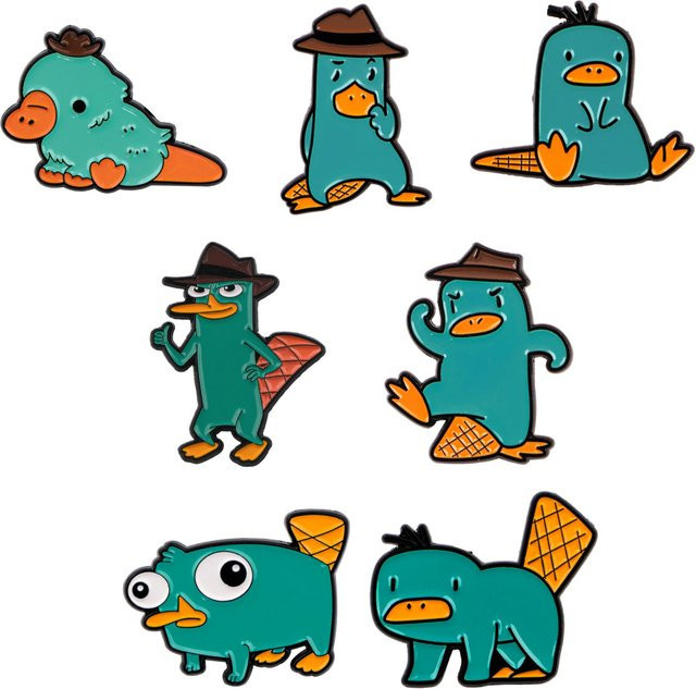 Disney Anstecknadel Platypus, Emaille, Bunt, Damen - Bild 1