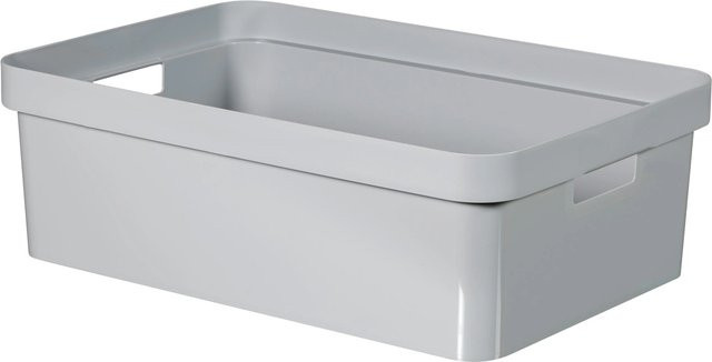 Curver Box Infinity Aufbewahrungsbox Grau B: 55,4 cm, T: 37,3 cm, H: 17,8 cm - Bild 1