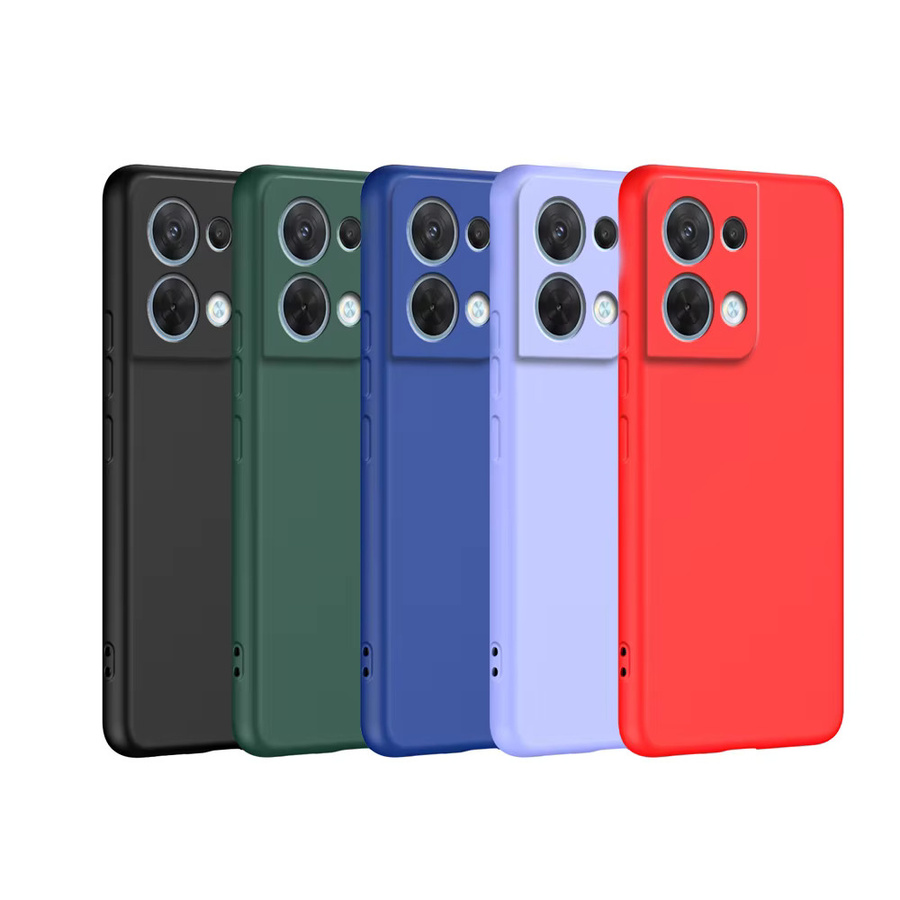 Luxus Silikon Schutzhülle für Xiaomi Poco X6 X5 X7 M4 M5 M6 M7 Pro C61 C55 C65 C75 in Blau und Schwarz mit mattem Finish - Bild 7