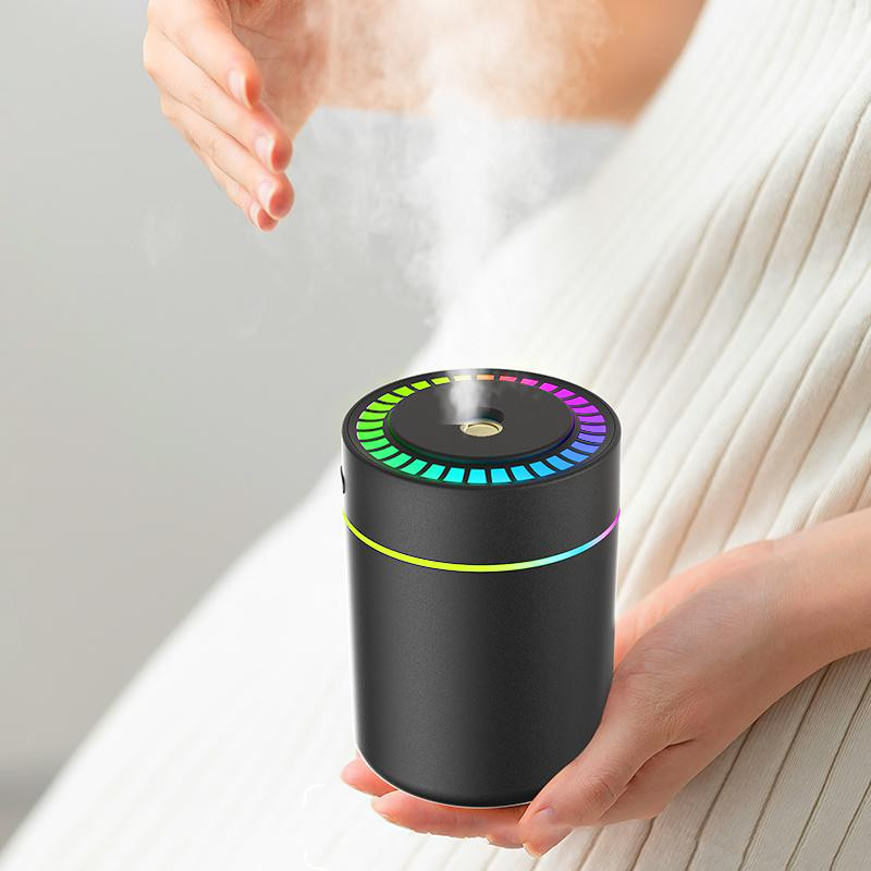 Oudun USB-Luftbefeuchter und Aroma-Diffusor mit Nachtlicht, Weiß, 180 ml - Bild 5