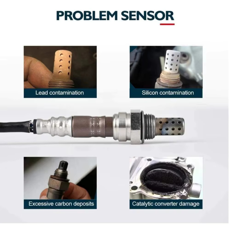 WEIDA AUTO PARTS Sauerstoffsensor für HONDA HR-V 1.6i D16W1 Post-Cat Direkteinbau Universal Lambda Sensor für Automobile und Motorräder - Bild 3