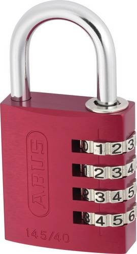 ABUS ABVS48813 Zahlenschloss in Rot mit 41,5 mm Durchmesser - Bild 1