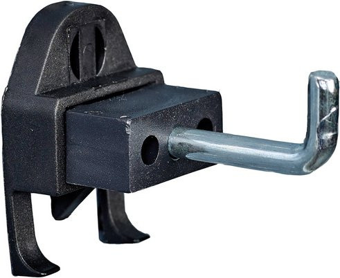Küpper Systemhalter-Set aus Kunststoff in Schwarz mit 30 mm und 90 Grad Biegung - Bild 2