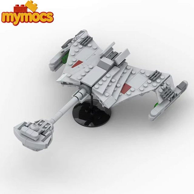 Mymocs Star Travel Film Raumschiff Klingon D-7 Schlachtkreuzer, Bausteine - Bild 1