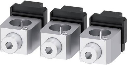 Siemens Rundleiteranschlussklemme 3VA9373-0JG13 in Silber - Bild 1
