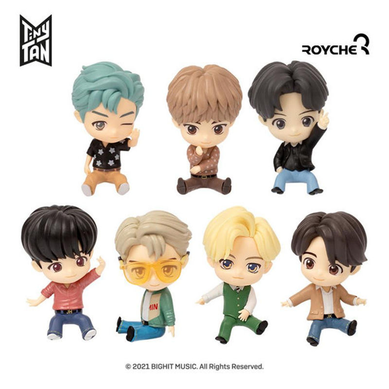 TinyTan BTS Monitorfiguren-Set MIC Drop und Dynamite in Mehrfarbig - Bild 5