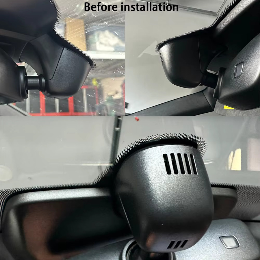 HighCity Dashcam für Porsche 911 992 992.2 Carrera 2025 2026 mit Front- und Heckkamera, WLAN, Nachtsicht und Endlosaufnahme, Schwarz - Bild 3