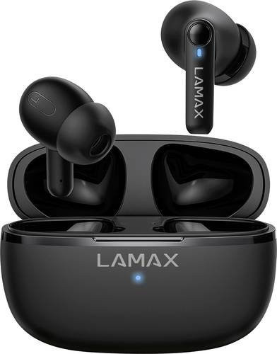 Lamax Clips1 Play In-Ear Bluetooth Stereo Headset Schwarz mit Ladecase und Batterieladeanzeige - Bild 1