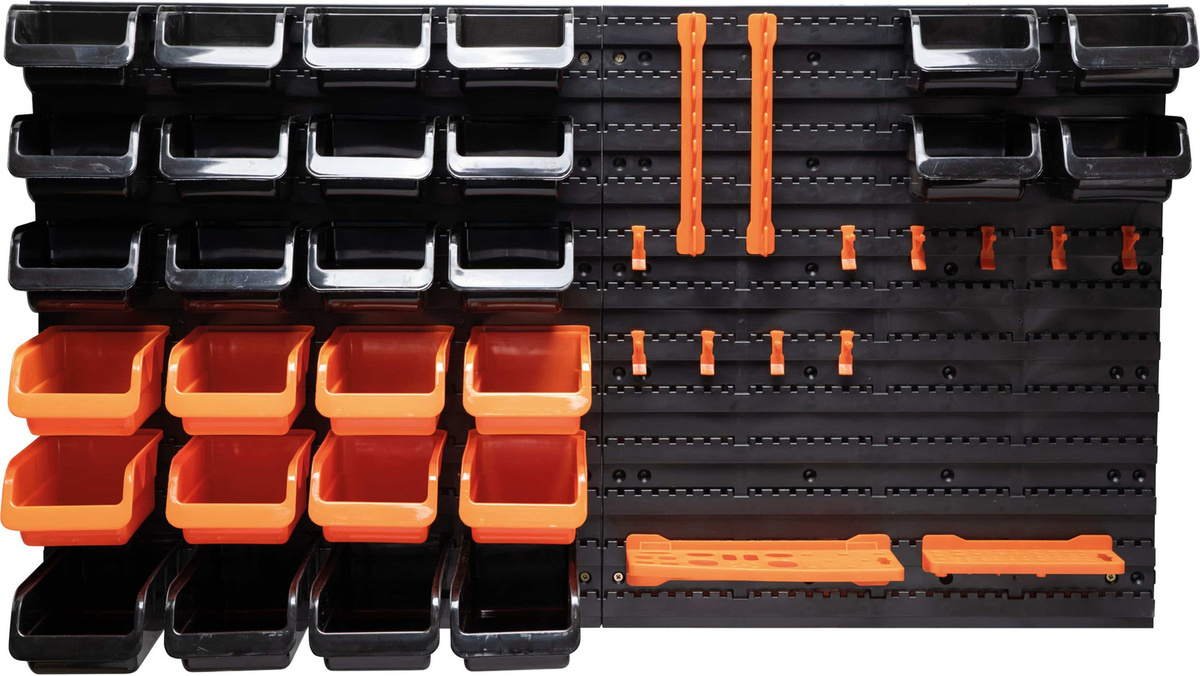 Black+Decker Werkzeugwand mit Ablagefächern und Aufhängern - Bild 1