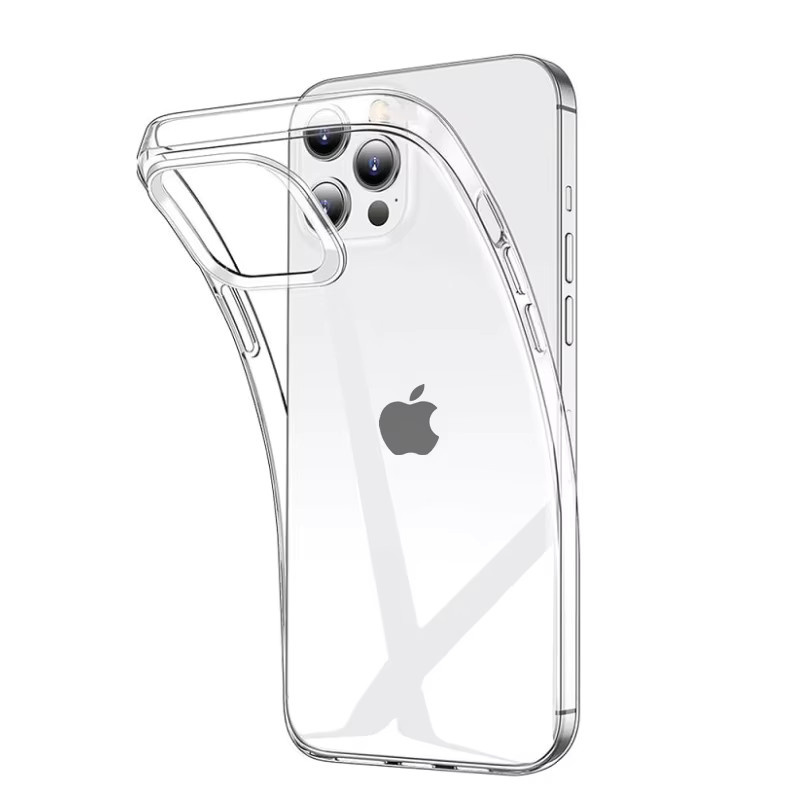 EIENACOCO Transparente Silikon Schutzhülle aus weichem TPU für iPhone Modelle, Transparent - Bild 6
