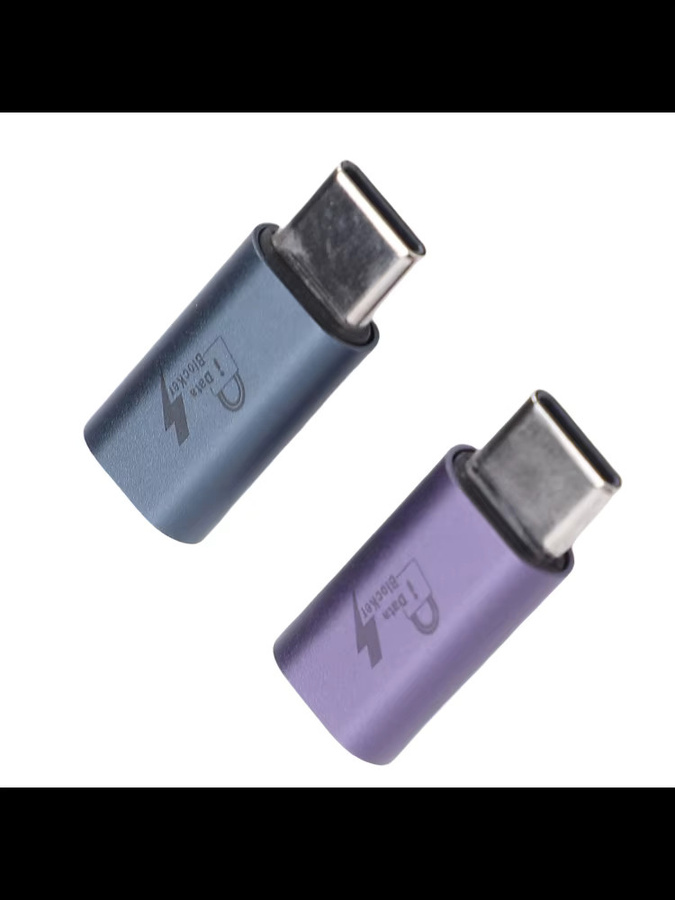 USB-C-zu-C-Datenblocker für sicheres Laden von Mobiltelefonen zum Schutz vor Juice-Jacking und Hacking - Bild 5