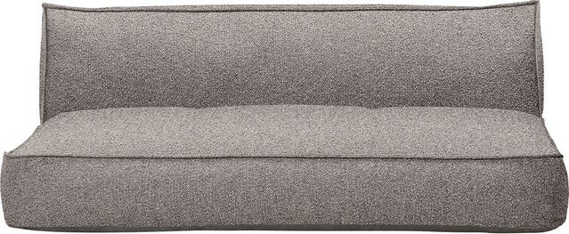 Blomus 3-Sitzer Sofa STAY earth bouclé in Beige mit Polsterkissen und Stahlgestell - Bild 1