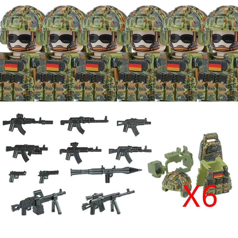 Semalam Moderne Spezialeinheiten Deutschland Figuren Bausteine, Soldat, ab 14 Jahren - Bild 2