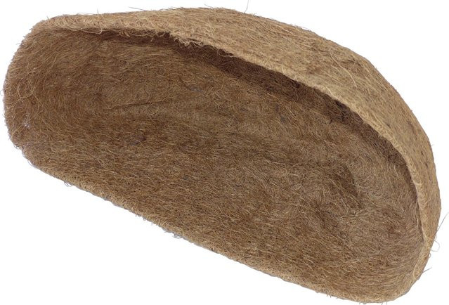 Proflora Kokoseinlage für Wandampeln mit Tropfschutz, Farbe: Braun, Durchmesser: 40 cm - Bild 1