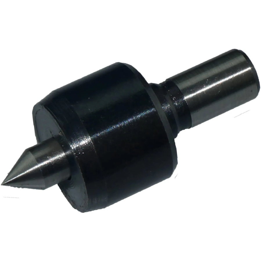Rotwerk Drehmaschinen-Spitze C0 mit 60° Spitze in Schwarz, mitlaufend - Bild 2
