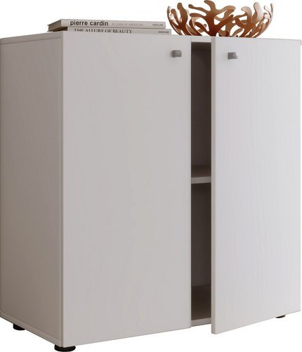 VCM Kommode Vandol V1 in Weiss aus Holzwerkstoff, B/H/T: 39 x 74 x 70 cm - Bild 1