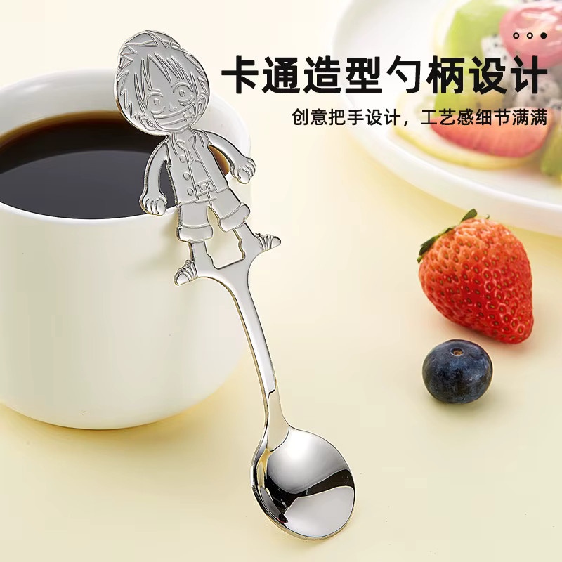 Bandai Anime-Charakter Mini-Löffel aus Edelstahl 304 für Dessert und Kaffee - Bild 2