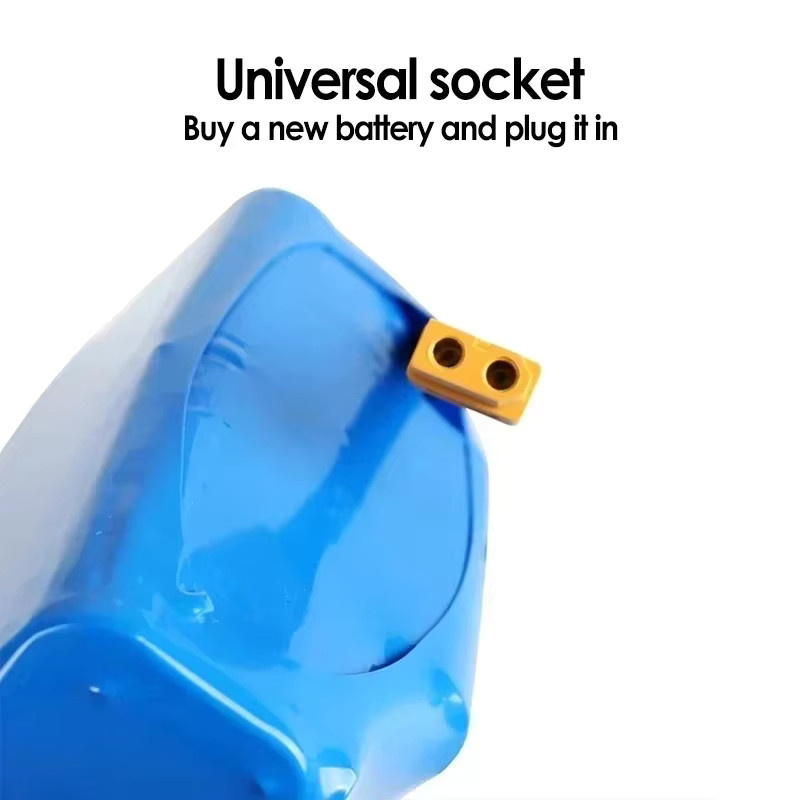 Aleaivy Hochleistungs-Li-Ionen-Akku 36V 6700mAh für selbstbalancierende Einräder, 10S2P, Blau - Bild 7