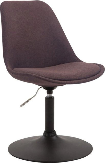CLP Esszimmerstuhl Maverick in Stoff Braun/Schwarz mit 360 Grad Drehsitz und modernem Design - Bild 1